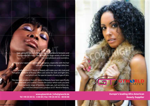 Diseño de Brochure por barinix para GT World of Beauty GmbH | Diseño #5507873