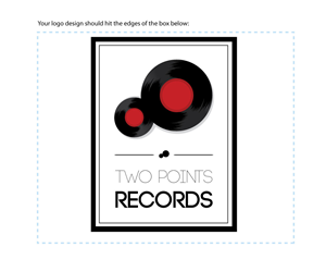 Logo Design by Digital Flow for Two Points Records | Design: #5457669