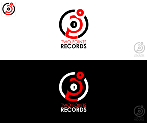 Logo Design by Adeel Hanif® for Two Points Records | Design: #5472086