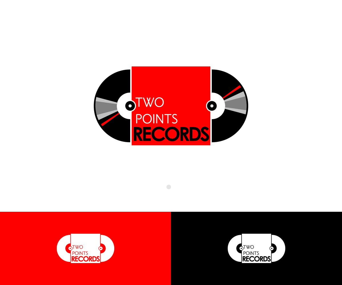 Logo-Design von Adeel Hanif® für Two Points Records | Design #5472683