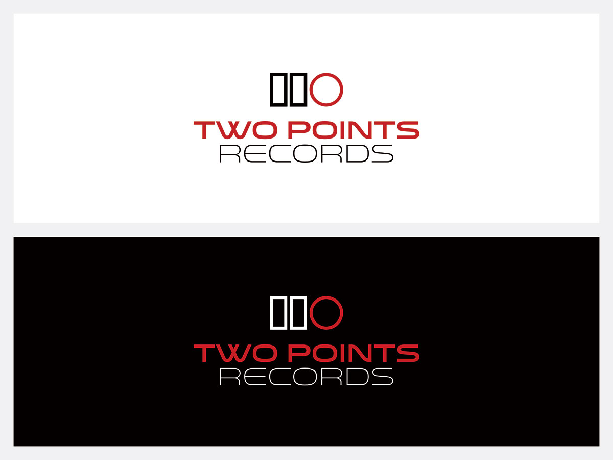 Logo Design by mint for Two Points Records | Design #5458861