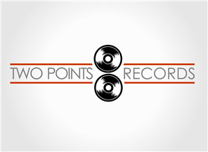 Logo Design by JHG for Two Points Records | Design #5493345