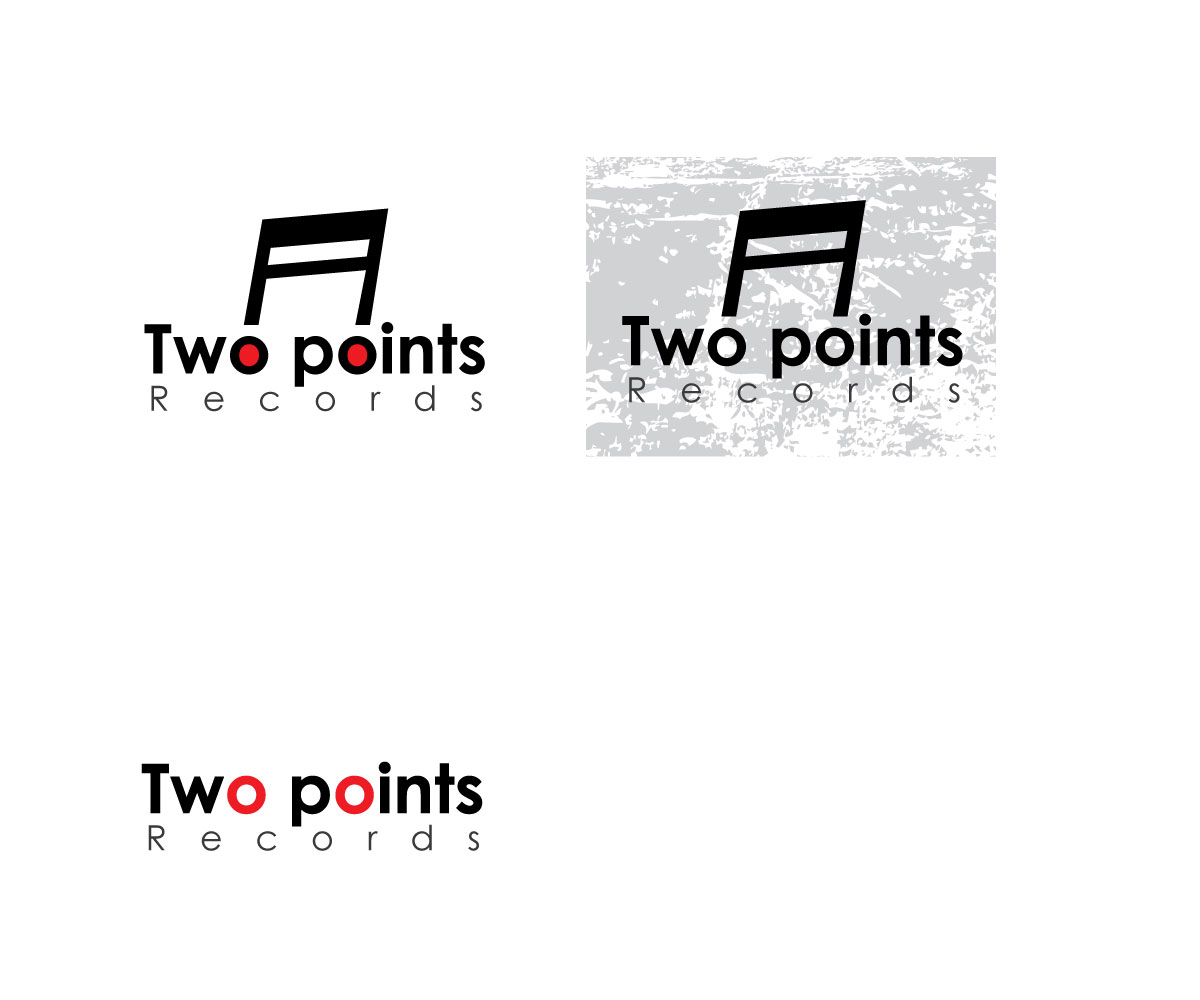Logo Design by isle007 for Two Points Records | Design #5455797