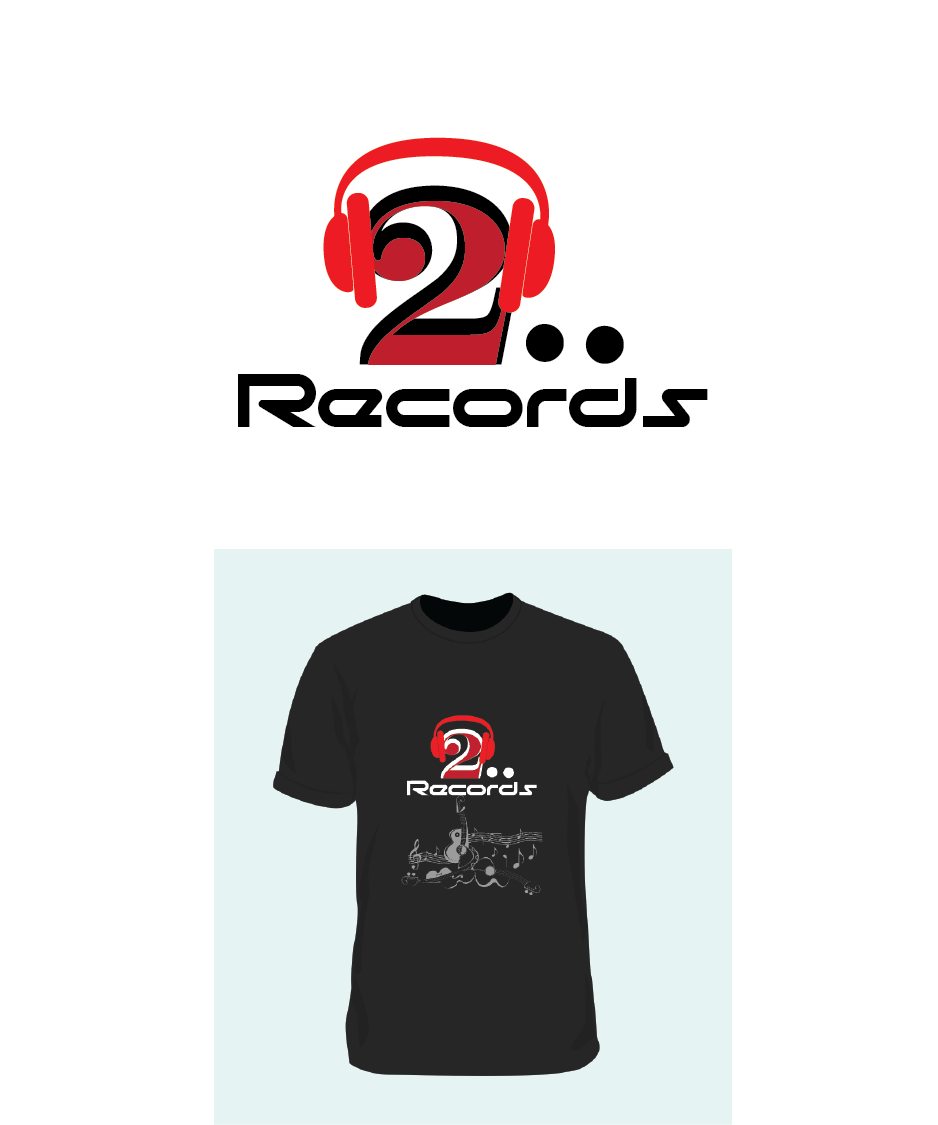 Logo Design by PureDesign for Two Points Records | Design #5474907