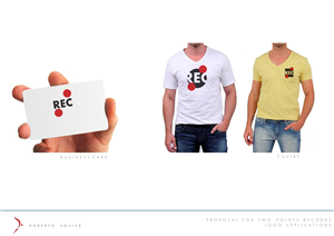 Logo Design by RAguiar for Two Points Records | Design: #5482391