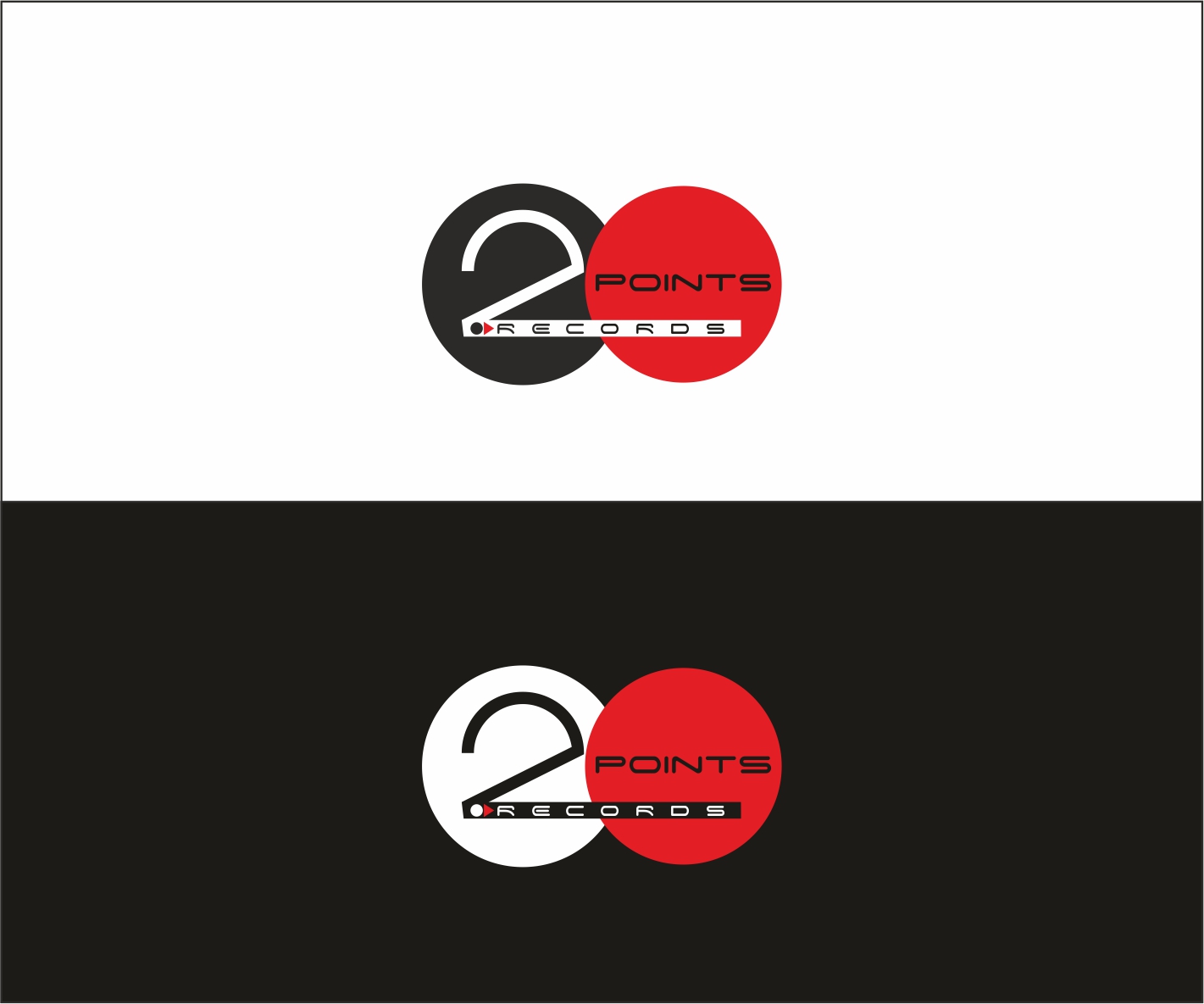 Logo Design by Brenda13 for Two Points Records | Design #5492983