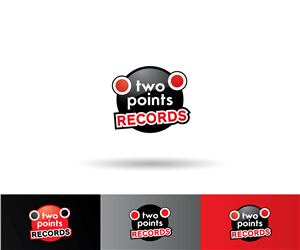 Logo Design by wall-jamboree for Two Points Records | Design: #5453471