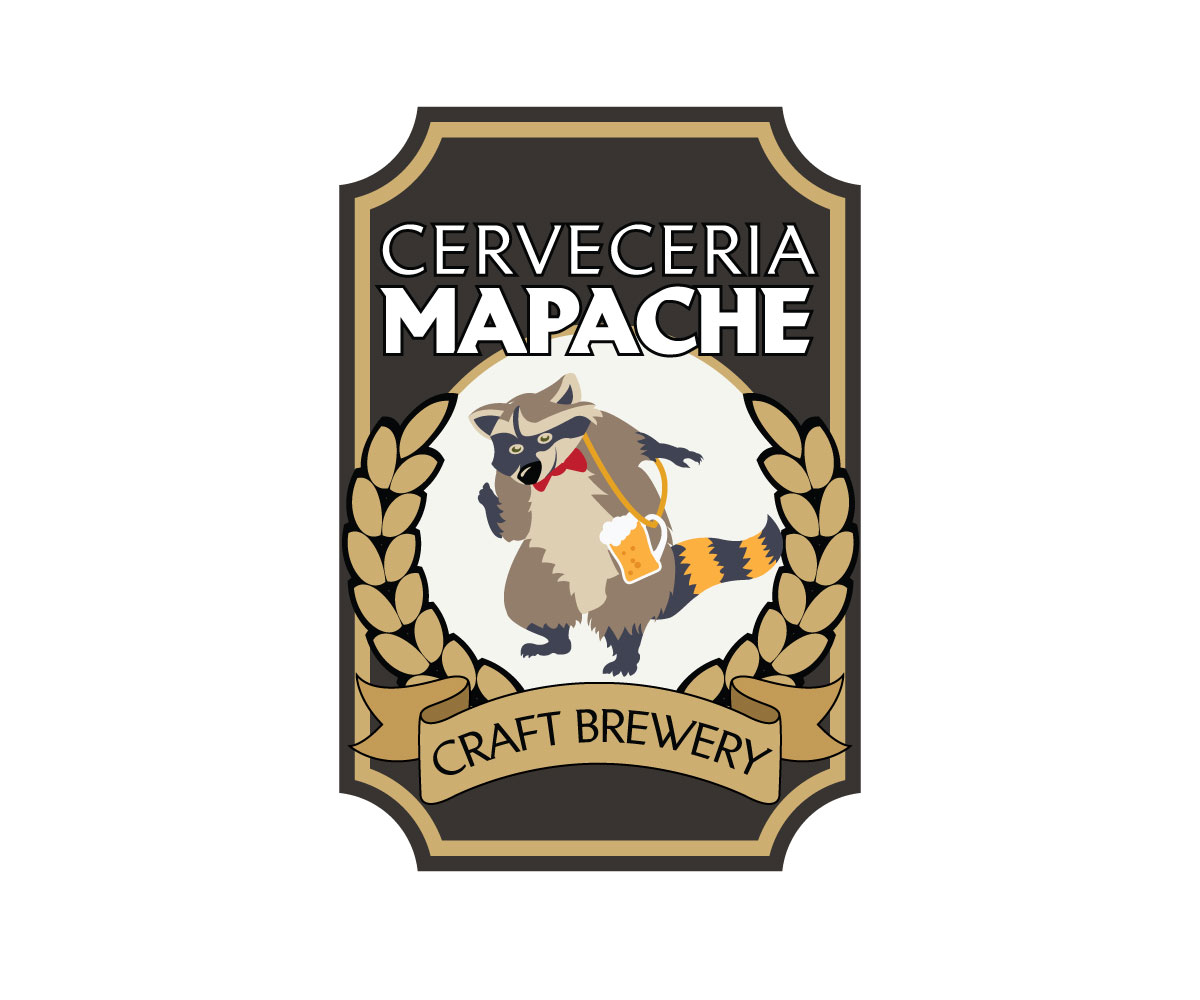 Logo Design by Sergio Coelho for Cerveceria Mapache | Design #5435286