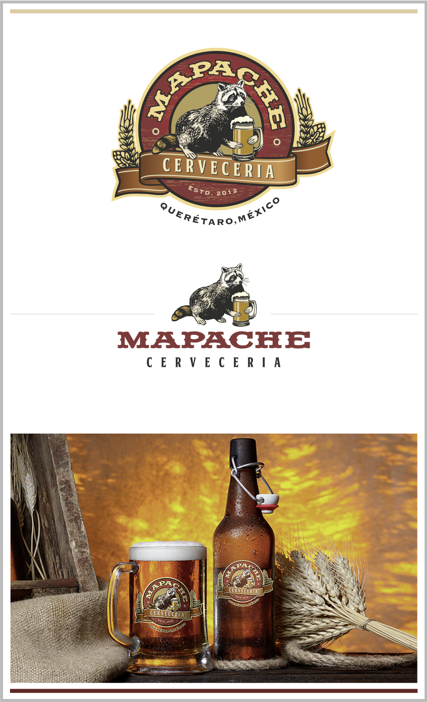 Diseño de Logo por  Raicho para Cerveceria Mapache | Diseño: #5488758
