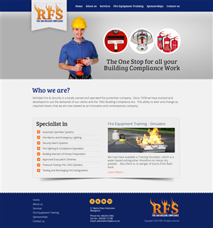 Web Design by James for Phillips Electrical | Design #1514134