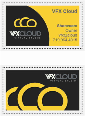 Business Card Design by shonecom for The VFX Cloud | Design #1503767