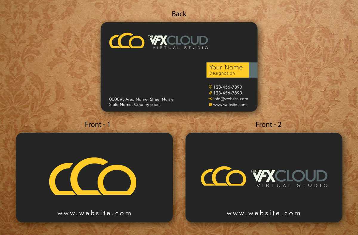 Business Card Design by Sbss for The VFX Cloud | Design #1506785