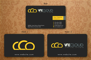 Business Card Design by Sbss for The VFX Cloud | Design: #1506785