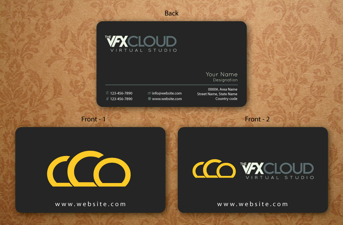 Business Card Design by Sbss for The VFX Cloud | Design #1509175