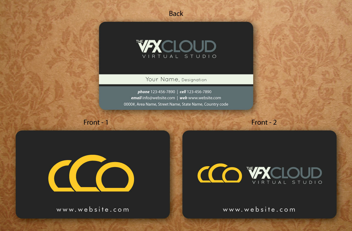 Design de Carte de Visite par Sbss pour The VFX Cloud | Design #1509184