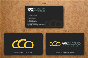 Business Card Design by Sbss for The VFX Cloud | Design: #1509185