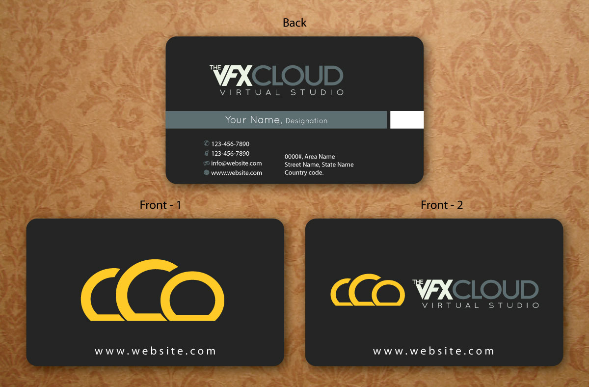 Business Card Design by Sbss for The VFX Cloud | Design #1509187