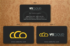 Business Card Design by Sbss for The VFX Cloud | Design: #1509221