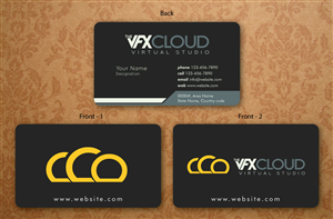 Business Card Design by Sbss for The VFX Cloud | Design: #1509227