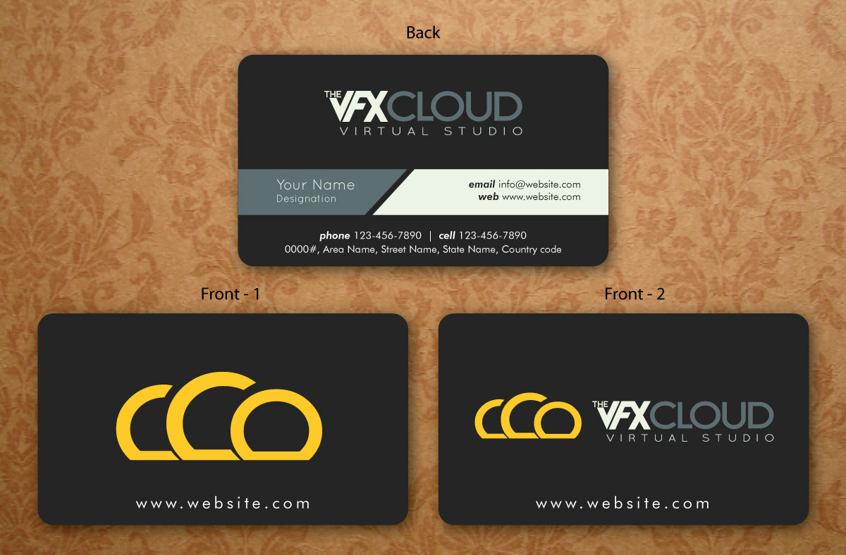 Business Card Design by Sbss for The VFX Cloud | Design #1509232