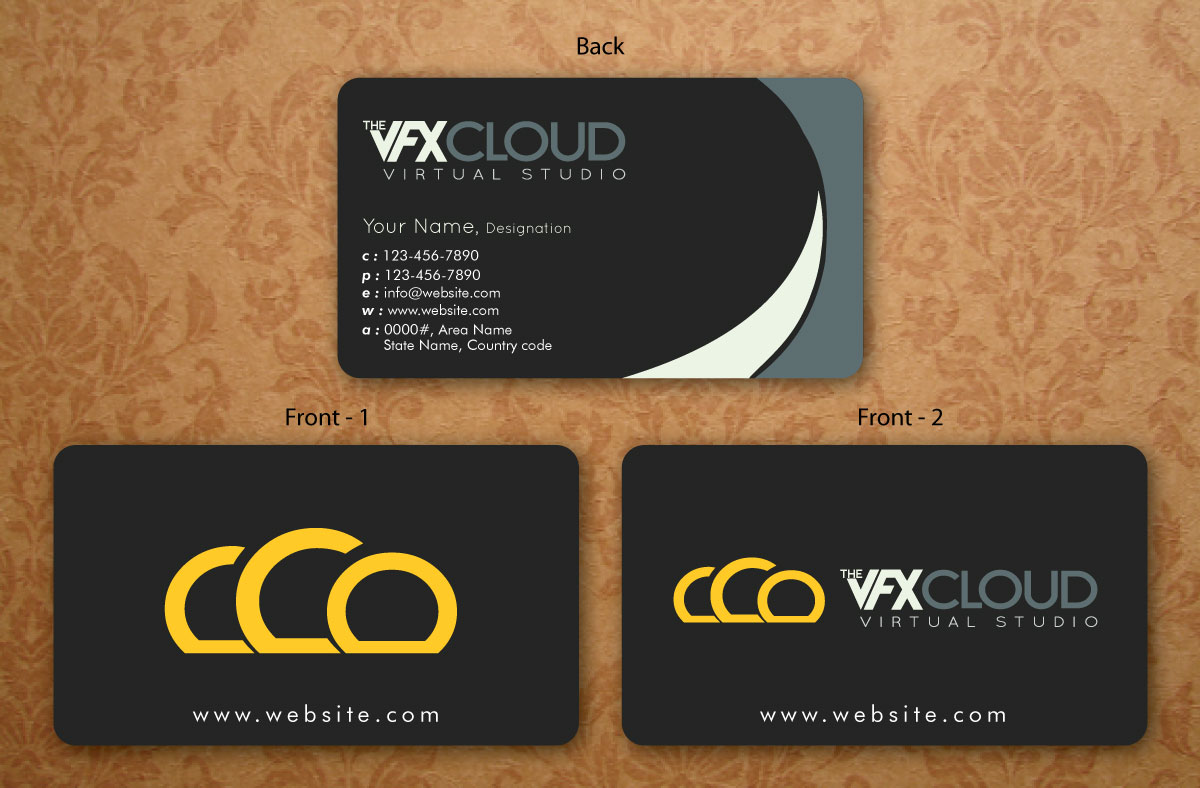 Business Card Design by Sbss for The VFX Cloud | Design #1509244