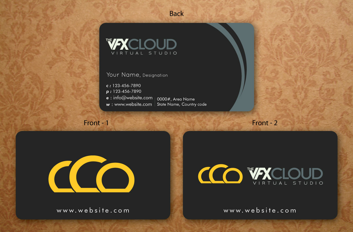 Business Card Design by Sbss for The VFX Cloud | Design #1509250