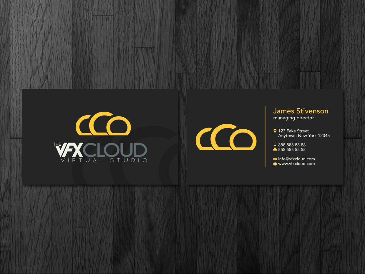 Business Card Design by Atvento Graphics for The VFX Cloud | Design #1521256