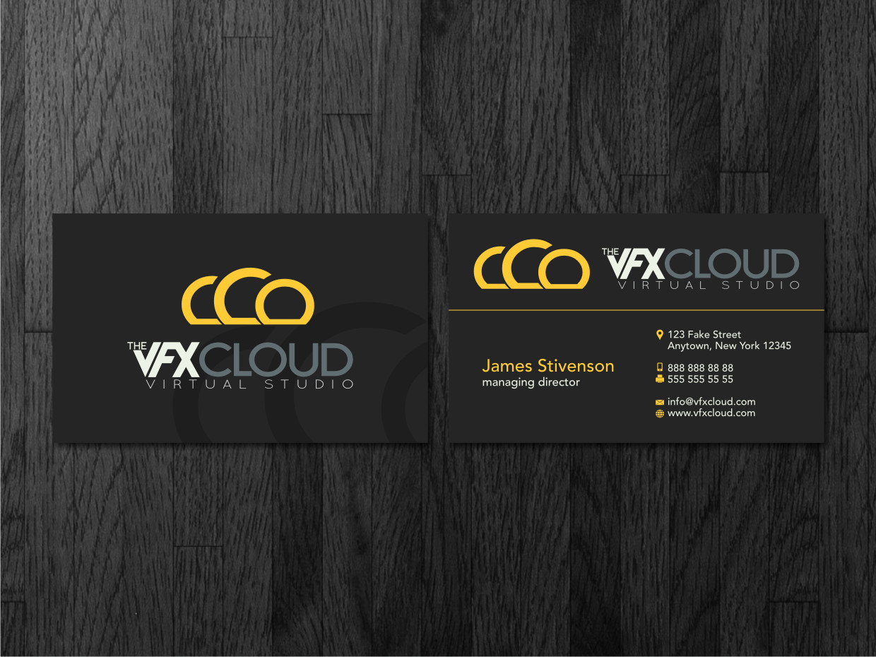 Diseño de Tarjeta de Presentación por Atvento Graphics para The VFX Cloud | Diseño #1521257