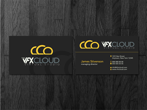 Business Card Design by Atvento Graphics for The VFX Cloud | Design: #1521257