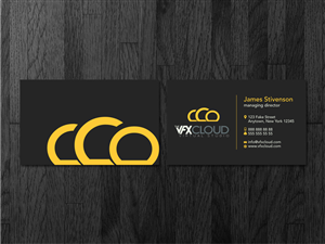 Business Card Design by Atvento Graphics for The VFX Cloud | Design: #1526002
