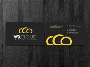 Business Card Design by Atvento Graphics for The VFX Cloud | Design: #1526004