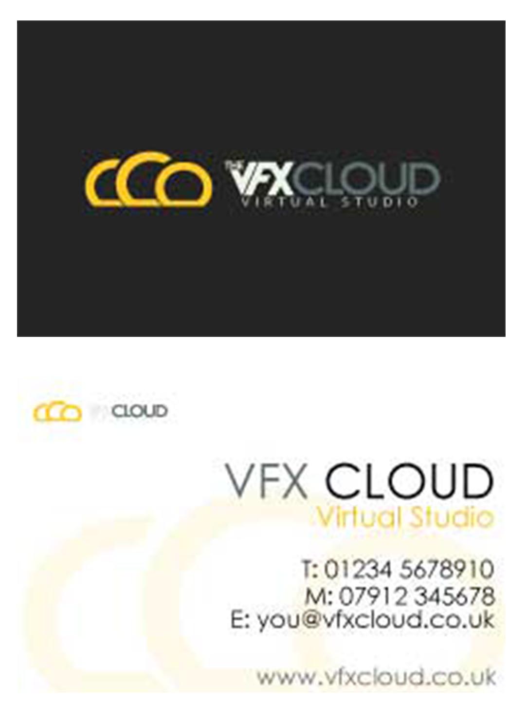 Visitenkarten-Design von Lou Sharp für The VFX Cloud | Design #1540349