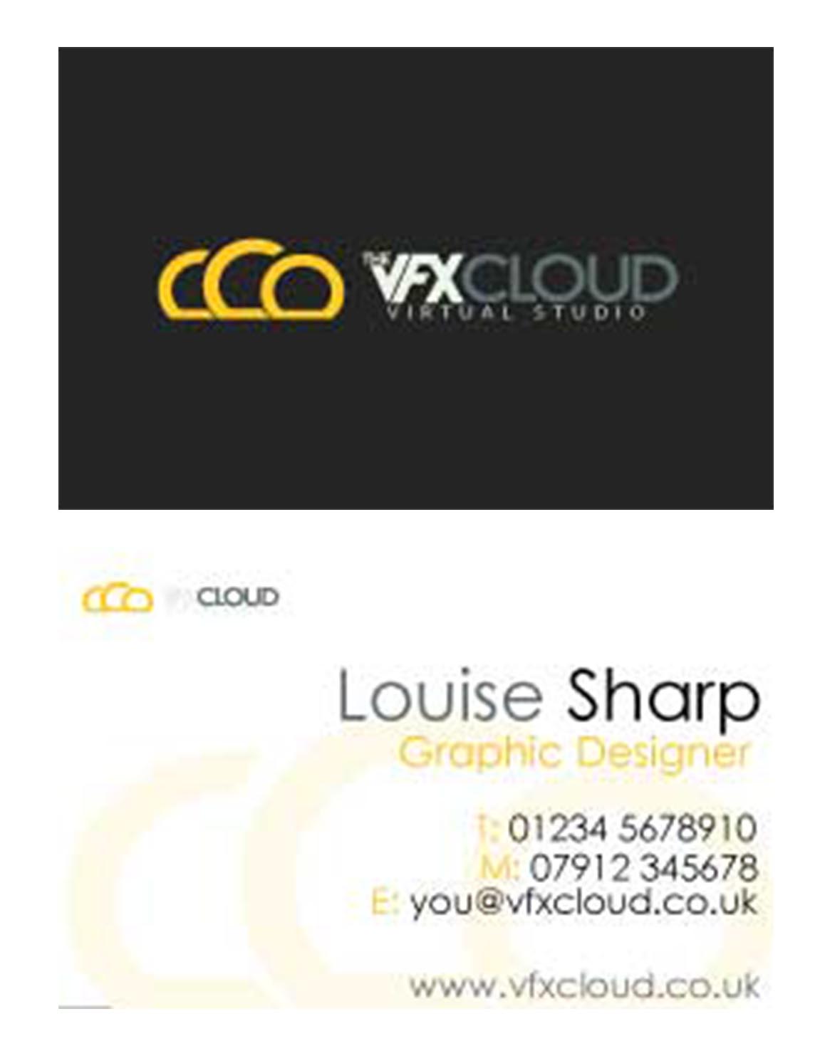 Diseño de Tarjeta de Presentación por Lou Sharp para The VFX Cloud | Diseño #1540350