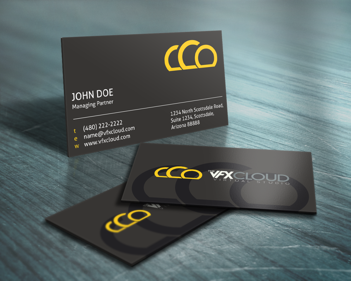 Design de Carte de Visite par HYPdesign pour The VFX Cloud | Design #1502427
