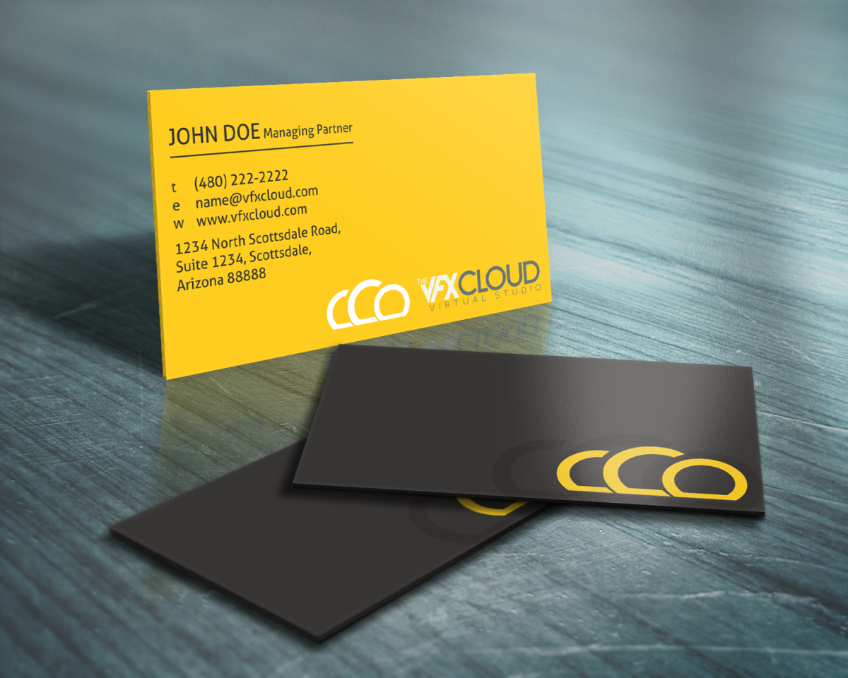 Business Card Design by HYPdesign for The VFX Cloud | Design #1506125