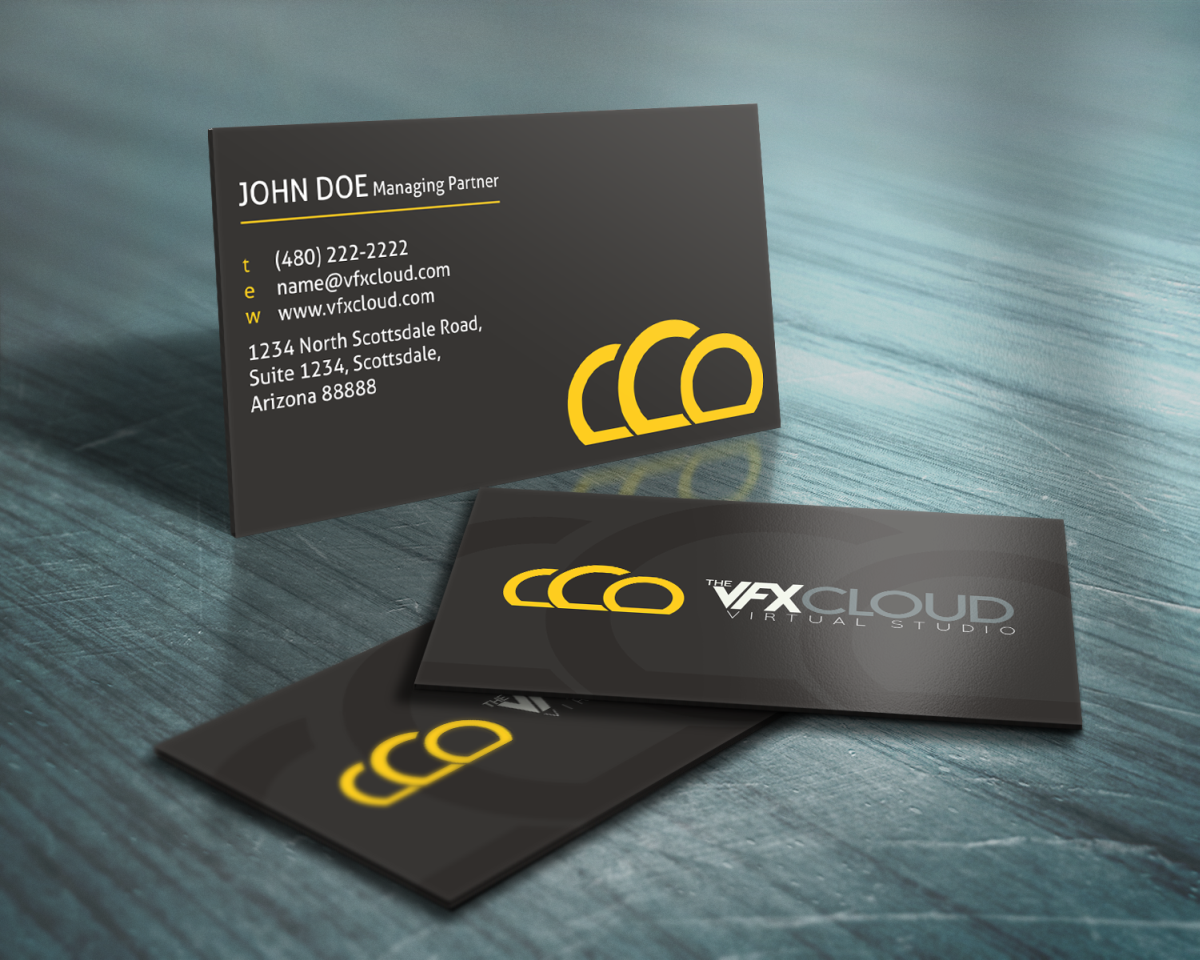 Business Card Design by HYPdesign for The VFX Cloud | Design #1528171
