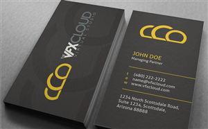 VFX Company Business Card Design Project | Business Card Design by HYPdesign