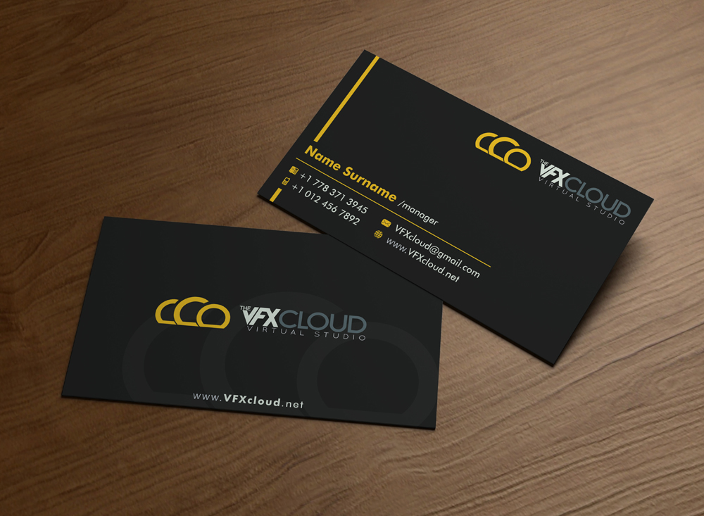 Business Card Design by MPStudio for The VFX Cloud | Design #1514657