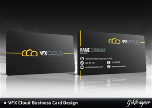 Business Card Design by gekgrfx for The VFX Cloud | Design: #1524499