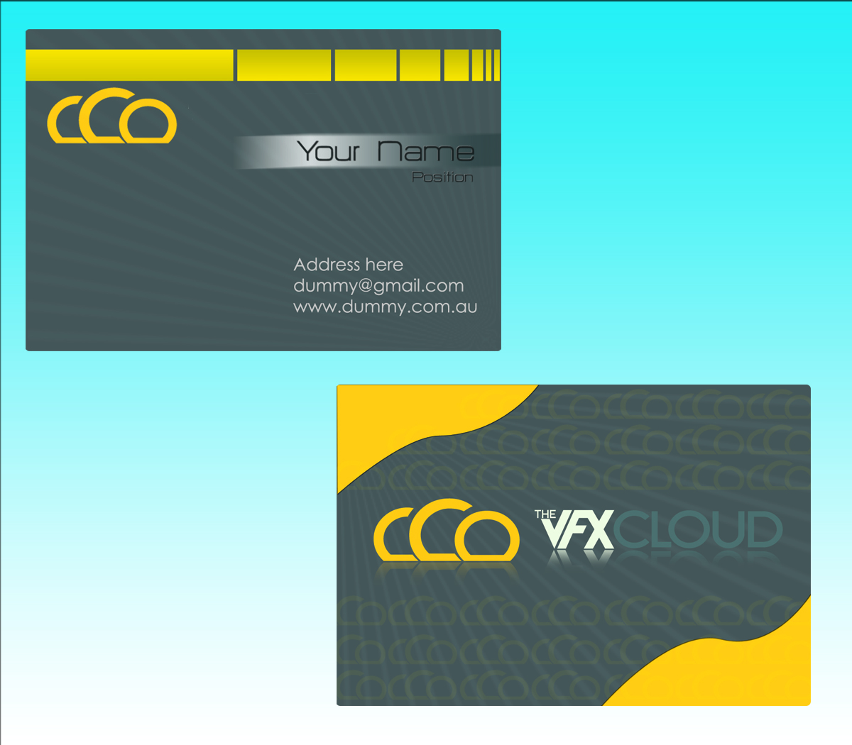 Business Card Design by Ishmeet for The VFX Cloud | Design #1501360