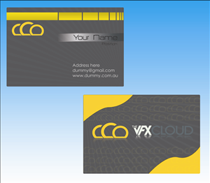 Business Card Design by Ishmeet for The VFX Cloud | Design: #1501360