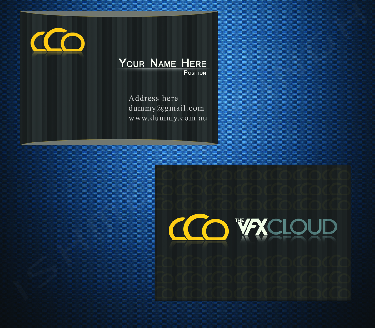 Diseño de Tarjeta de Presentación por Ishmeet para The VFX Cloud | Diseño #1504744