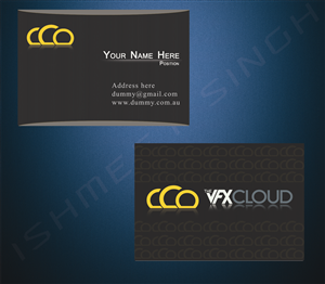 Business Card Design by Ishmeet for The VFX Cloud | Design: #1504744