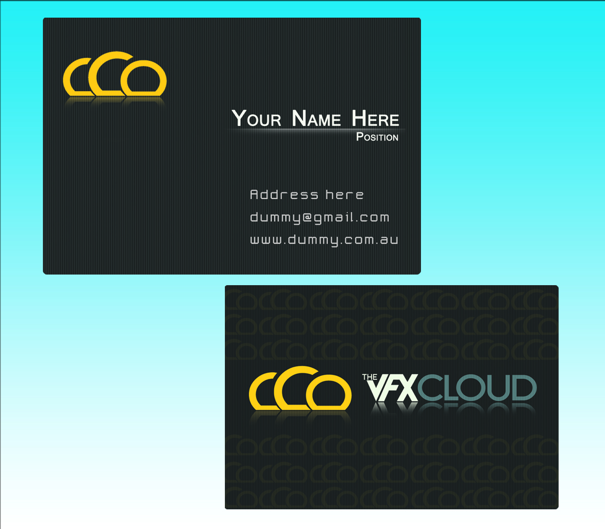 Diseño de Tarjeta de Presentación por Ishmeet para The VFX Cloud | Diseño #1504754