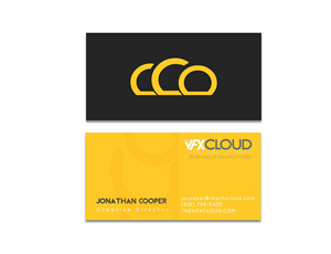 Business Card Design by CR8TIVE CODE for The VFX Cloud | Design: #1500918