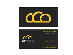 Business Card Design by CR8TIVE CODE for The VFX Cloud | Design: #1526381