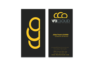 VFX Company Business Card Design Project | Business Card Design by CR8TIVE CODE