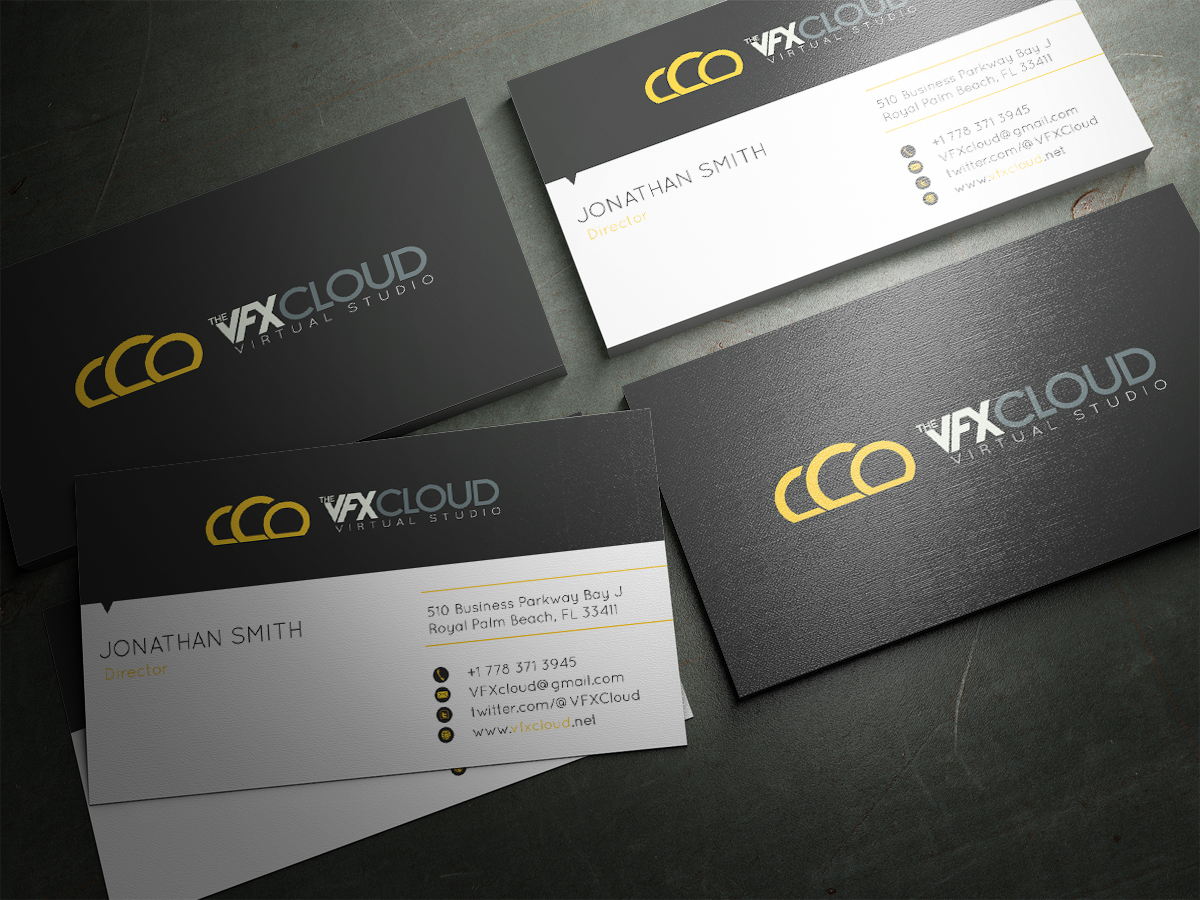 Diseño de Tarjeta de Presentación por suzirashid para The VFX Cloud | Diseño #1513277