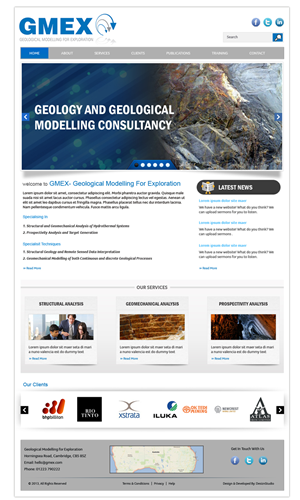 3D Geology Modelling Web Design Project_fully functional website required | Diseño Web por Expert Designer