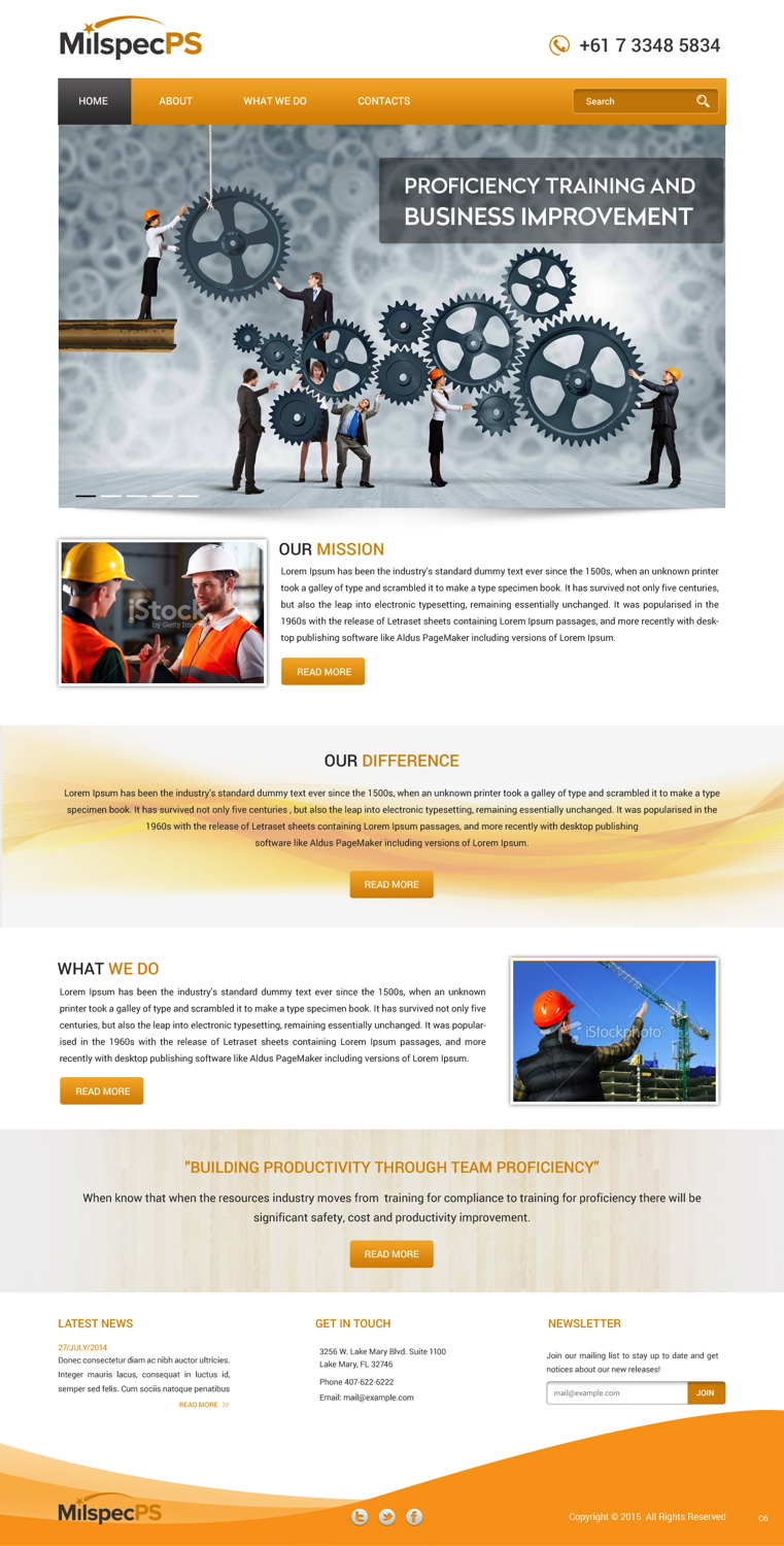 Web Design par pb pour ce projet | Design #5461782